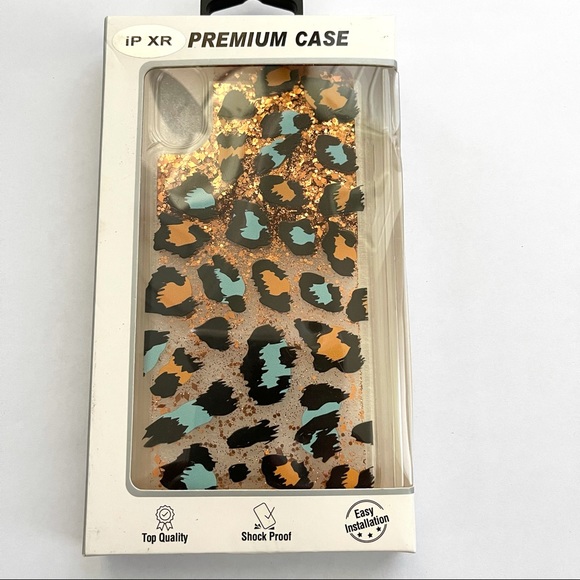 Paw design glitter Apple IPhone XR case - Picture 3 of 3